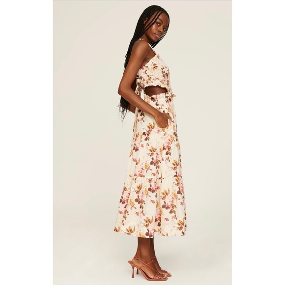 Sea New York Smocked Apron Dress Size M (US 6-8) Casual Beach Travel - Picture 7 of 10